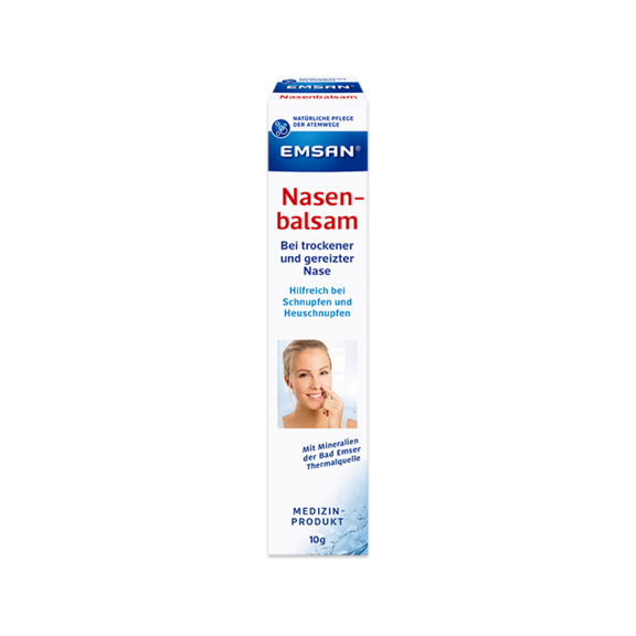 Die Packung des Emsan Nasenbalsam.