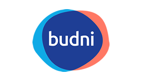 Das Logo des Drogeriemarktes Budni